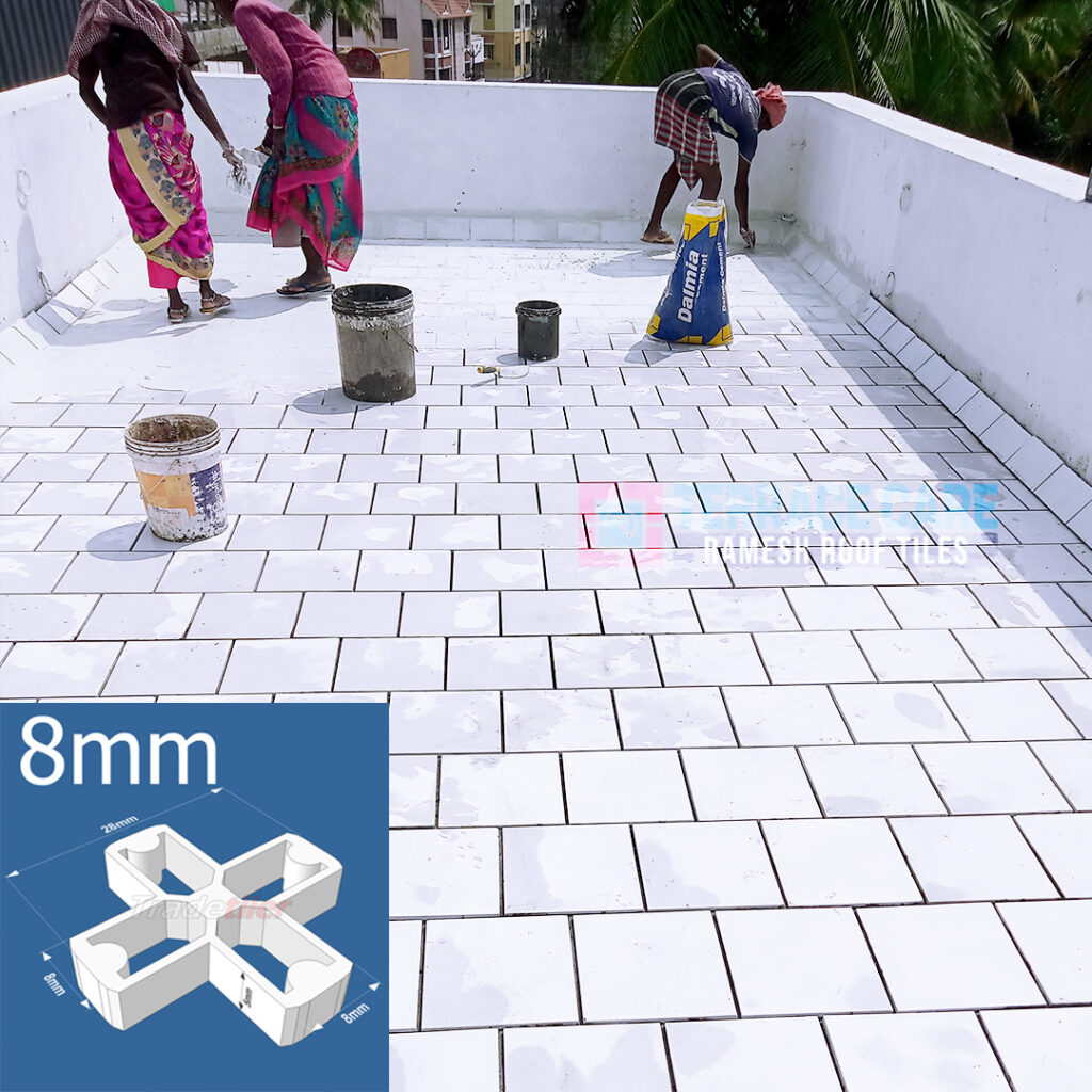 cool roof tiles laying